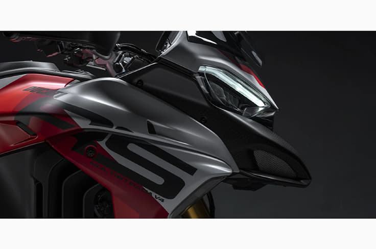 Making it one of the most powerful ADV on sale Ducati Multistrada V4 RS beak